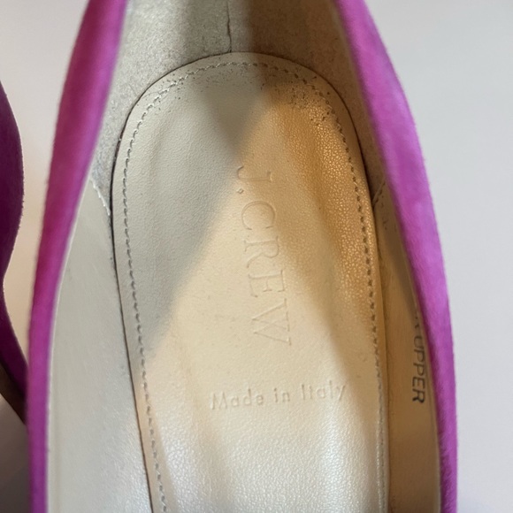 J. Crew Pink Suede Stiletto Heels - Picture 6 of 9